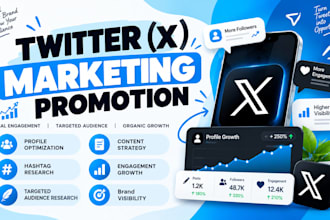 do twitter marketing promotion and x organic growth strategy x monetization