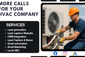 generate hvac leads for heating and air conditioning contractors hvac website