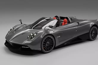 offer realistic 3d hypercar,custom bodykit,car animation,automotive blend rigged