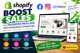 boost shopify sales with facebook meta ads and ecommerce marketing