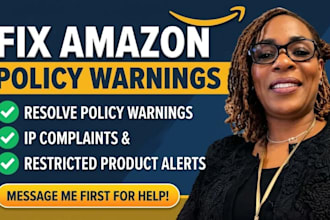 resolve amazon policy warnings IP complaints and restricted product alerts
