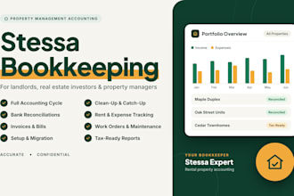 stessa bookkeeping for rental property and real estate investors