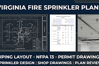virginia fire sprinkler design fire protection permit sprinkler piping layout