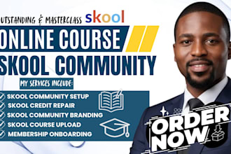 setup skool community skool online community manager setup skool online course