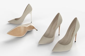 create custom 3d shoe and sneaker models