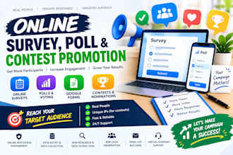 bring respondents to any online survey poll, contest or voting participants