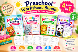 design printable preschool worksheets for kid