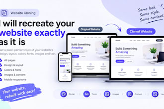 clone any website depends on size of file