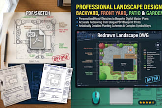 design your backyard landscape, front yard, patio and garden layout