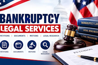 draft bankruptcy petitions, legal documents, motions, and provide legal research