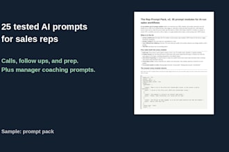 give you 25 tested ai prompts for sales calls and coaching