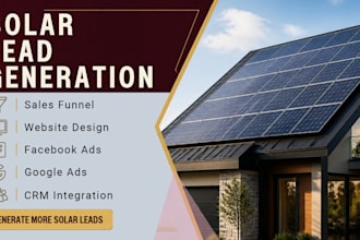 solar energy lead generation, solar energy facebook ads, video ads, google ads