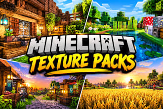 create a custom minecraft texture pack for java or bedrock