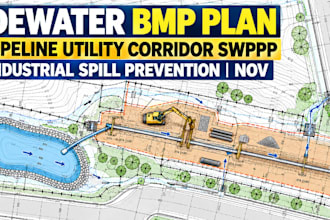 dewater bmp plan pipeline utility corridor swppp industrial spill prevention nov