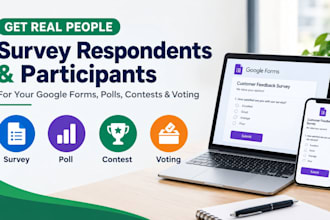 get participants for online surveys, polls, contests and voting