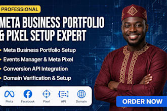 meta business portfolio, events manager, meta pixel, conversion api, domain api
