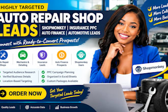 auto repair shop leads shopmonkey insurance ppc auto finance automotive leads
