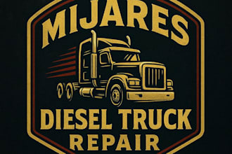 design a professional diesel, truck, automotive industrial
