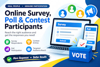help you get respondents for your online survey and poll