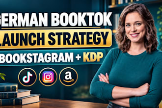 build your german booktok and bookstagram launch strategy for KDP buch