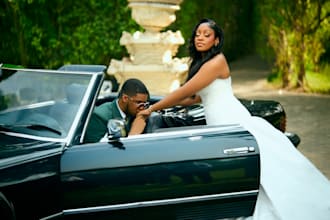 professionally retouch wedding photos