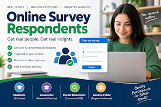 recruit targeted respondents for your online survey