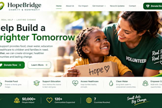 design squarespace nonprofit charity church ngo donation website