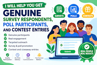 help you get genuine survey respondents, poll participants, and contest entries