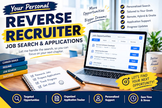 be your reverse recruiter for job search and applications