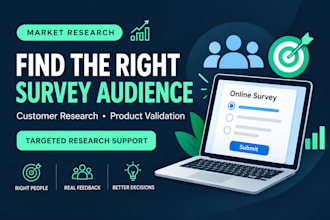 recruit targeted survey respondents for startup market research