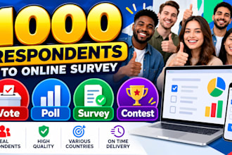 bring real respondents to your online survey, poll, or research study contest