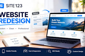 design site123 website redesign site123 optimize site123 SEO zyro website ionos
