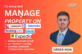 setup beds24, setup listing on airbnb lodgify guesty, sync your airbnb calendars