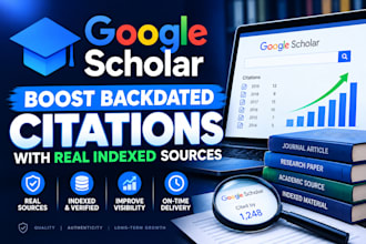boost backdated google scholar citations with real indexed sources