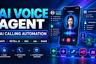 build ai voice agent ai calling automation vapi retell ghl n8n make ai agent