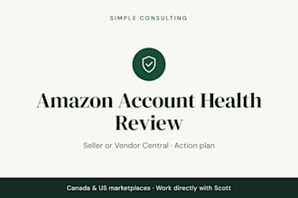 review your amazon seller or vendor central account health