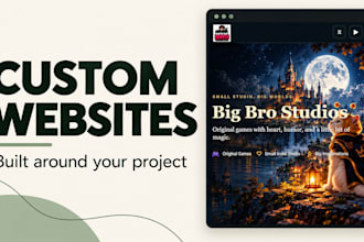 build a website for your business or project