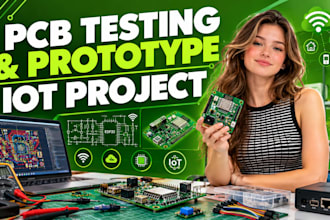 do testing circuit pcb tester and prototype and design circuit for iot project