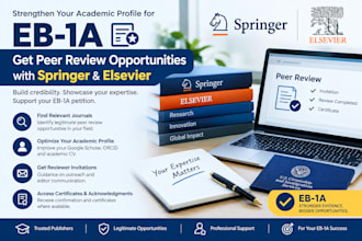 help you obtain peer review opportunities with springer and elsevier to strength