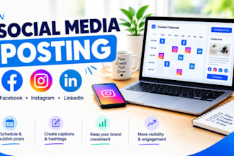 schedule and publish facebook and instagram posts