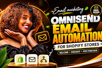 set up omnisend email marketing automation flows for shopify