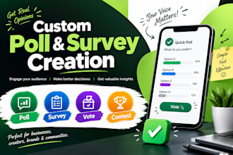 promote your survey, poll, contest, or nomination campaign for real responses