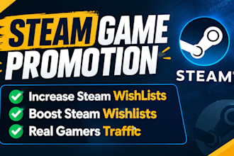 steam game promotion, steam game marketing, game promotion for steam wishlists