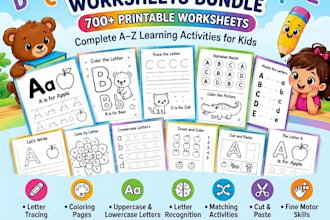 ultimate alphabet mega bundle worksheets
