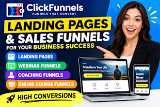 build clickfunnels webinar coaching and online course funnels
