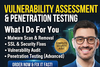 fix website security issues, remove malware and do penetration testing
