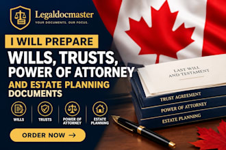 prepare wills trusts power of attorney documents and estate planning paperwork