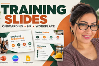 design corporate training, employee onboarding and powerpoint slides