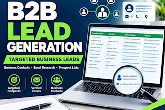 do targeted b2b lead generation and build a business email list