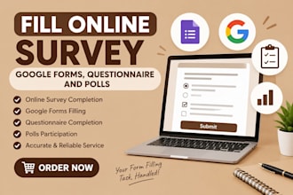 fill online survey, google form, questionnaire and polls